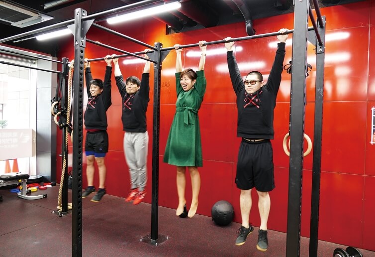 柔道整復科のジムトレーニングの様子