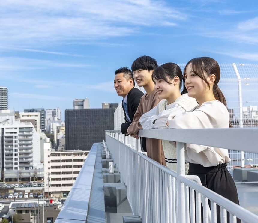 屋上庭園の様子