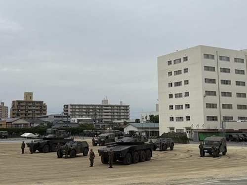 守山駐屯地創立記念前日予行イベント