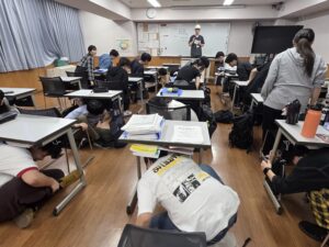 防災訓練-シェイクアウト訓練