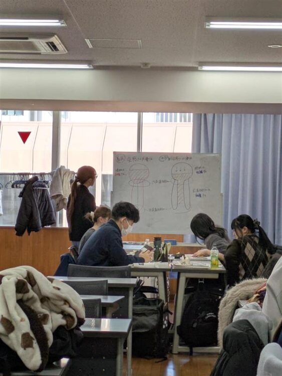 1年生頑張っています。