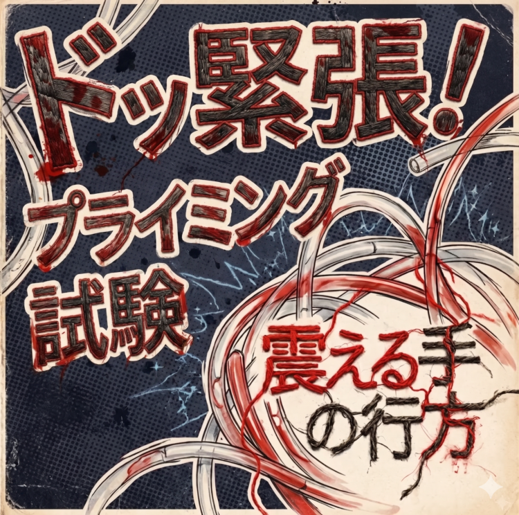 震える手の先へ（プライミング試験）