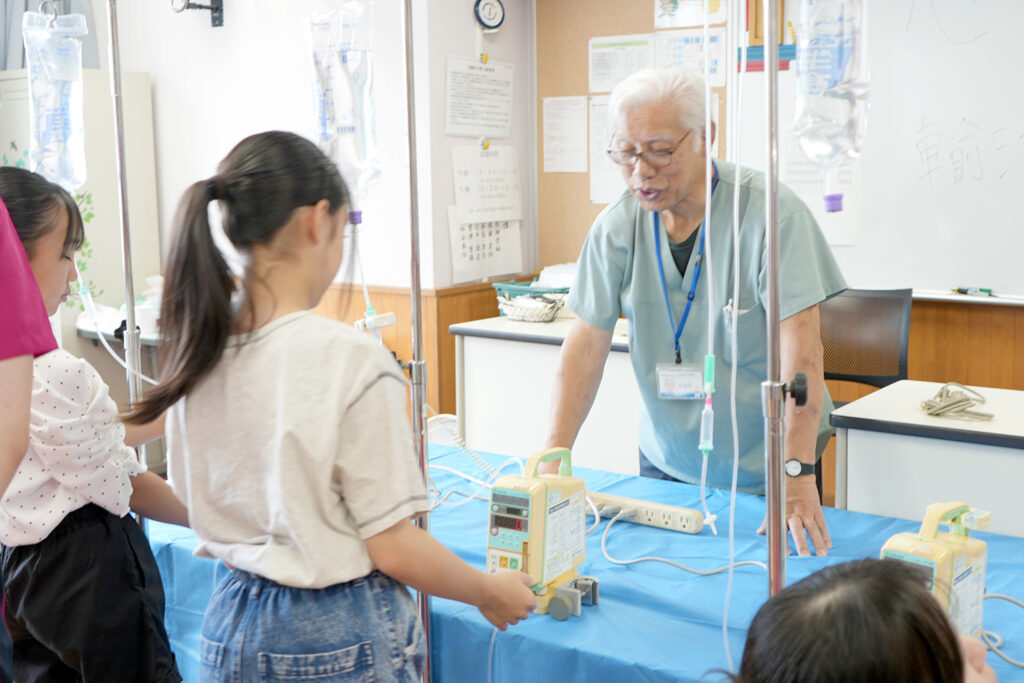 輸液ポンプメンテナンス体験